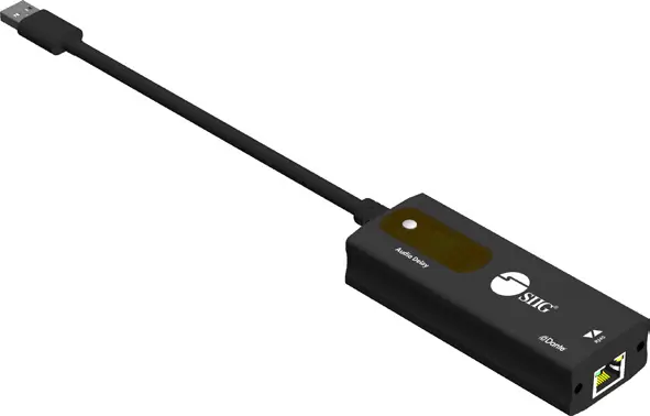 SIIG 2CH Dante USB I O Adapter