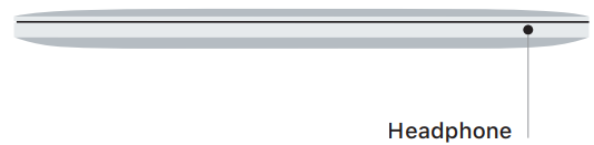 MacBook Pro logo -- Headphone