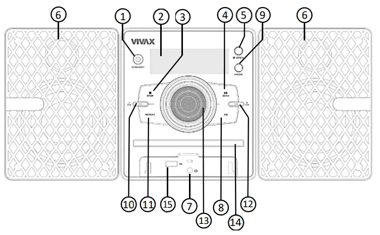 VIVAX-MC-650-Micro-Audio-System-fig-2