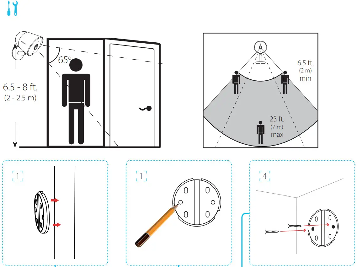 mydlink Full HD Outdoor Wi-Fi Camera DCS- Setup 1