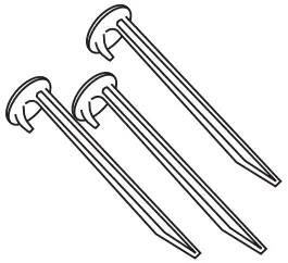 Banzai 39029 - Blower Motor Ground Stakes