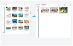 Upload photos and videos via computer