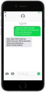 Quick SMS configuration
