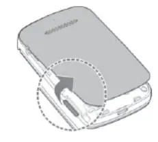 ZTE Z233 4G LTE Prepaid Phone User Manual - Installing the battery