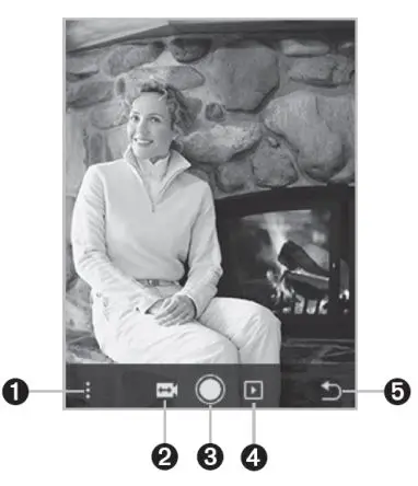 ZTE Z233 4G LTE Prepaid Phone User Manual - Taking a Picture