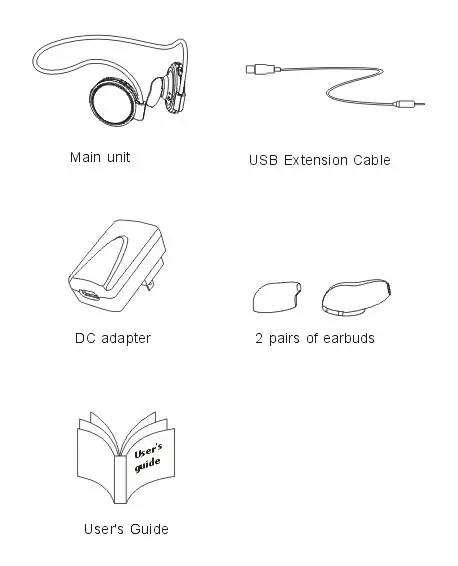 NUVELLI Mobile Lifestyle Evolution Wireless Stereo Headphones - Package Contents