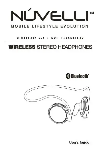 NUVELLI Mobile Lifestyle Evolution Wireless Stereo Headphones