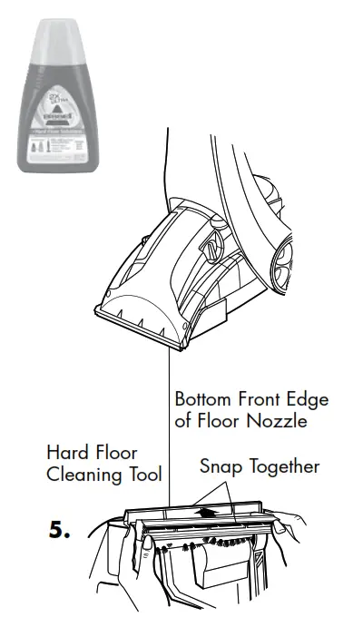 Bissell 1697, 8804, Series Powersteamer Vacuum - Hard floor cleaning