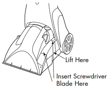 Bissell 1697, 8804, Series Powersteamer Vacuum - The pump belt may be broken