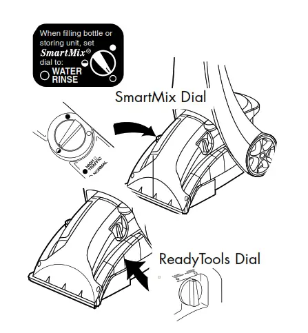 Choose the SmartMix setting