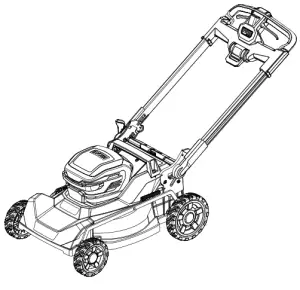 RYOBI 21 In 40 Volt Lawn Mower RY401014