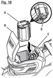 RYOBI 21 In 40 Volt Lawn Mower RY401014 - fig 10