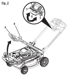RYOBI 21 In 40 Volt Lawn Mower RY401014 - fig 2