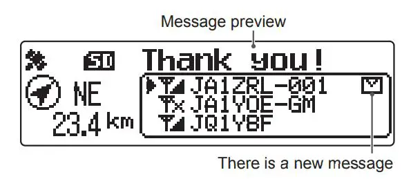 YAESU FTM-100DR DE User Manual - Display GM stations operating within range
