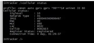 InHand Networks VT310 Vehicle Localization Gateway - commond
