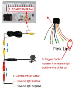 Hodozzy B083J4SVDG Car 7 Inch MP5 Player - Wire Diagram 1