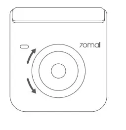 70mai A400 Series Dash Cam - cam angal