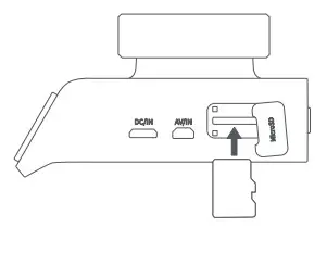 70mai A400 Series Dash Cam - memory card