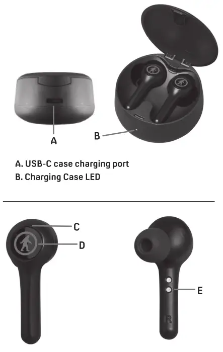 Protempo Us Dba Outdoor Tech OT5950 Ravens True Wireless Noise Cancelling Earbuds - HADPHON BOX