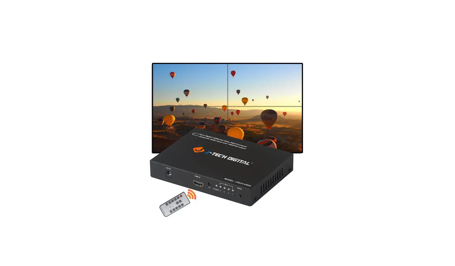 J-tech Digital Jtd-670 4k 2x2 Video Wall Processor User Manual