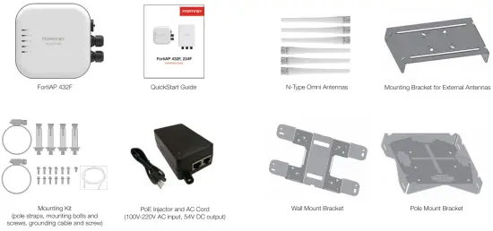 FORTINET 432F Outdoor Wireless Access Point - box
