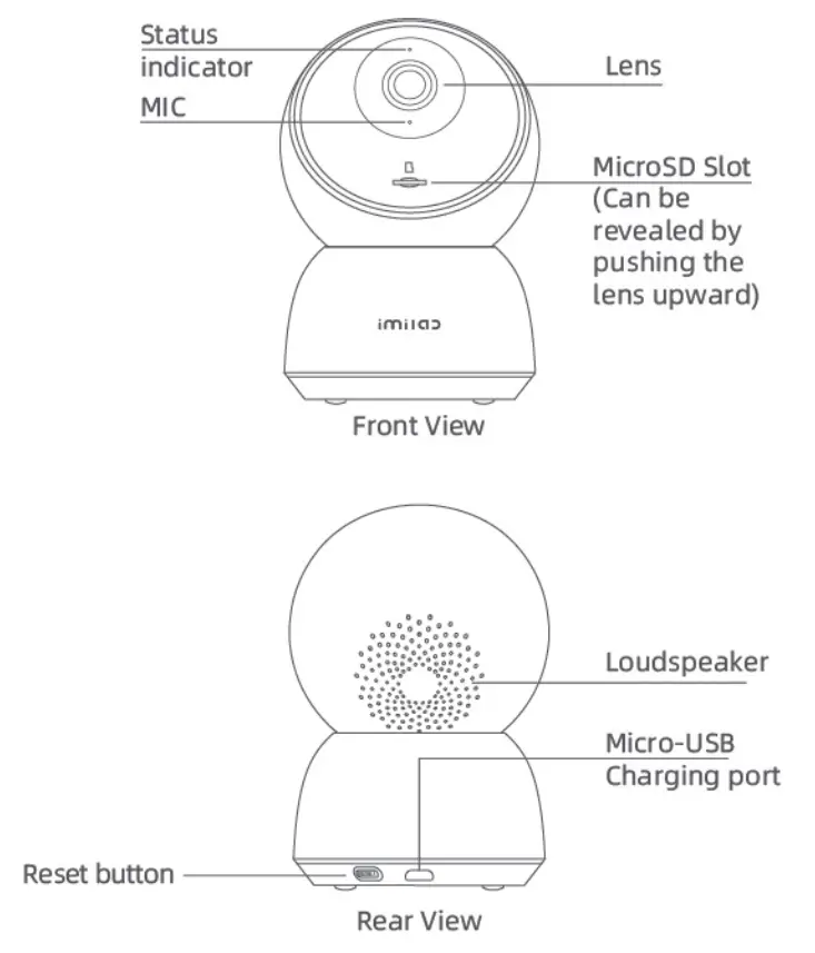imilab C30 Home Security Camera - overview