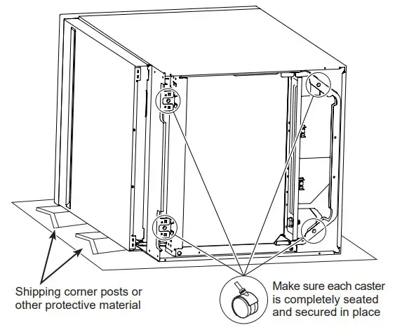 GE Appliances GPT225 Series GPT225SSLSS 24 - INSTALL CASTERS