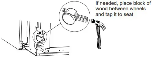 GE Appliances GPT225 Series GPT225SSLSS - INSTALL CASTERS 1