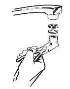 GE Appliances GPT225 Series GPT225SSLSS - INSTALL FAUCET ADAPTER 2