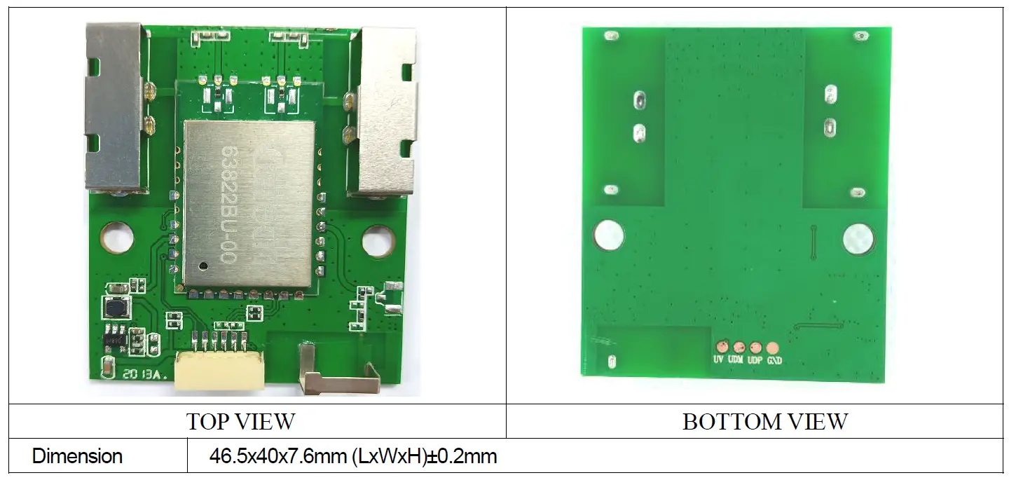 PANTUM CDW-G4822BU-01 WiFi Module 3