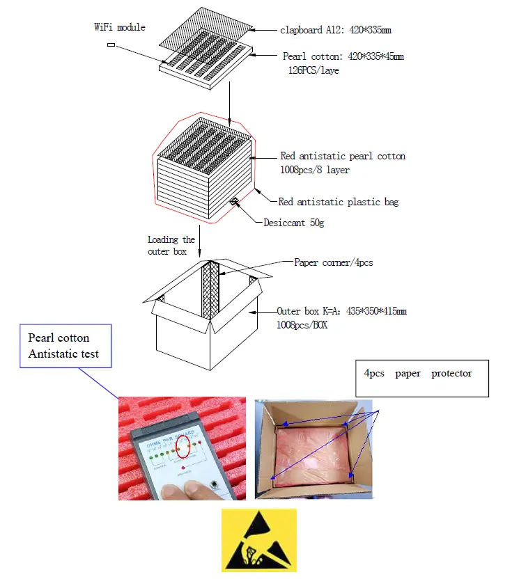 PANTUM CDW-G4822BU-01 WiFi Module 4
