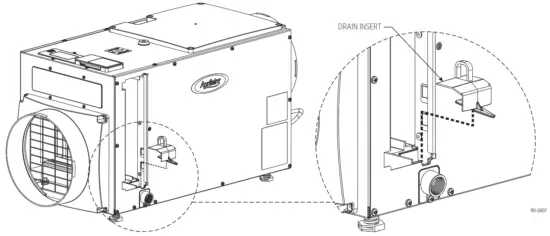 Aprilaire E080CS Dehumidifier for Crawl Spaces - REINSTALLING
