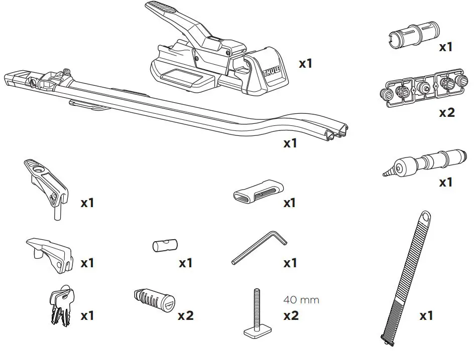 THULE-568001-TopRide-568-Roof-Bike-Rack-Fork-Mount-fig-1