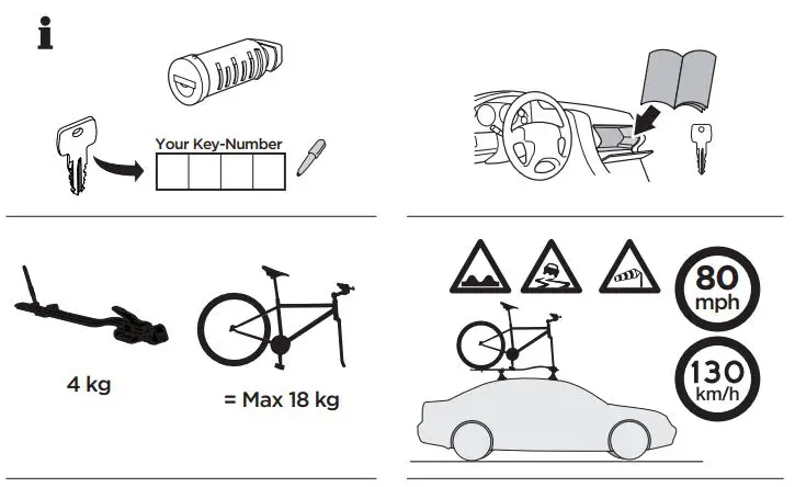 THULE-568001-TopRide-568-Roof-Bike-Rack-Fork-Mount-fig-2