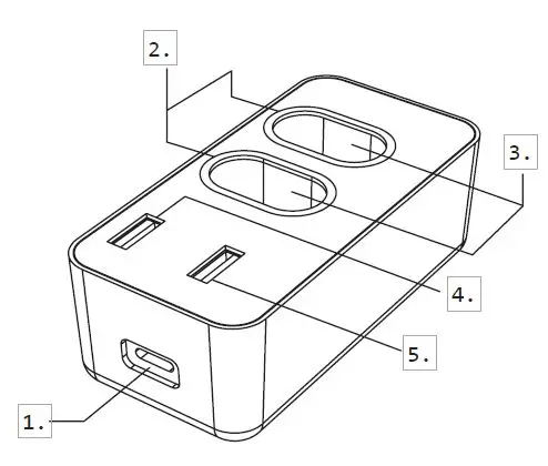 DELTACO-Xbox-Series-X-S-Charging-Station-For-Dual-Battery-Packs-fig1.