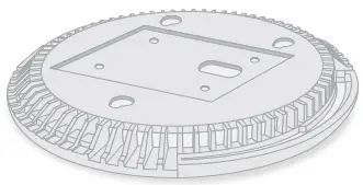 NETGEAR WAX615 Insight Managed WiFi 6 AX3000 Access Point - Mounting plate