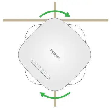 NETGEAR WAX615 Insight Managed WiFi 6 AX3000 Access Point - mounting plate4