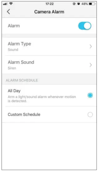 tp link TC70 Pan Tilt Home Security Wi-Fi Camera - Camera Alarm