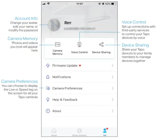 tp link TC70 Pan Tilt Home Security Wi-Fi Camera - Me