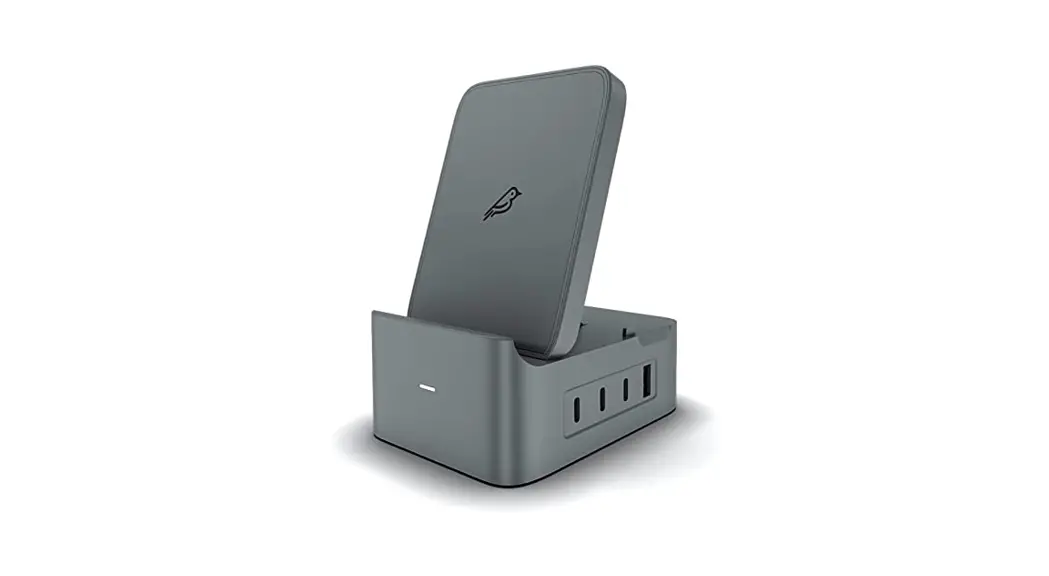 Fledging Spr-gray-na Spruce 5-in-1 Etl Certified Qi-wireless Compact Desktop Charging Station User Guide