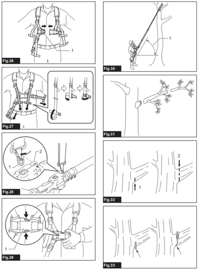 makita DUA301 Cordless Telescopic Pole Saw - Fig 6