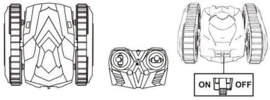 Huajia Technology Industry WJRC5106 2 In 1 2.4G Double Drive Stunt Car - CONTENTS