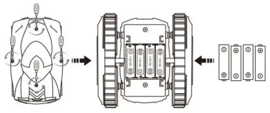 Huajia Technology Industry WJRC5106 2 In 1 2.4G Double Drive Stunt Car - figure 1