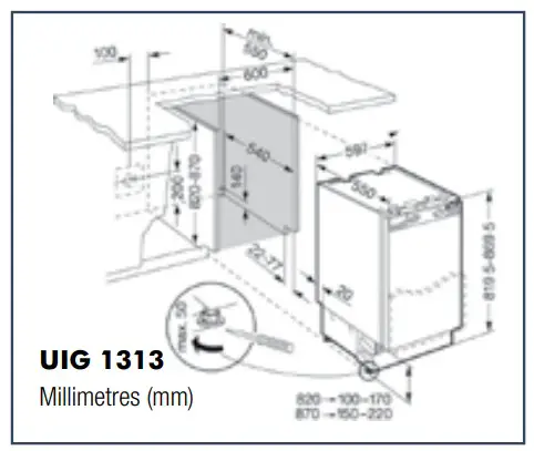 LIEBHERR Fully Integrated Under UIG 1313