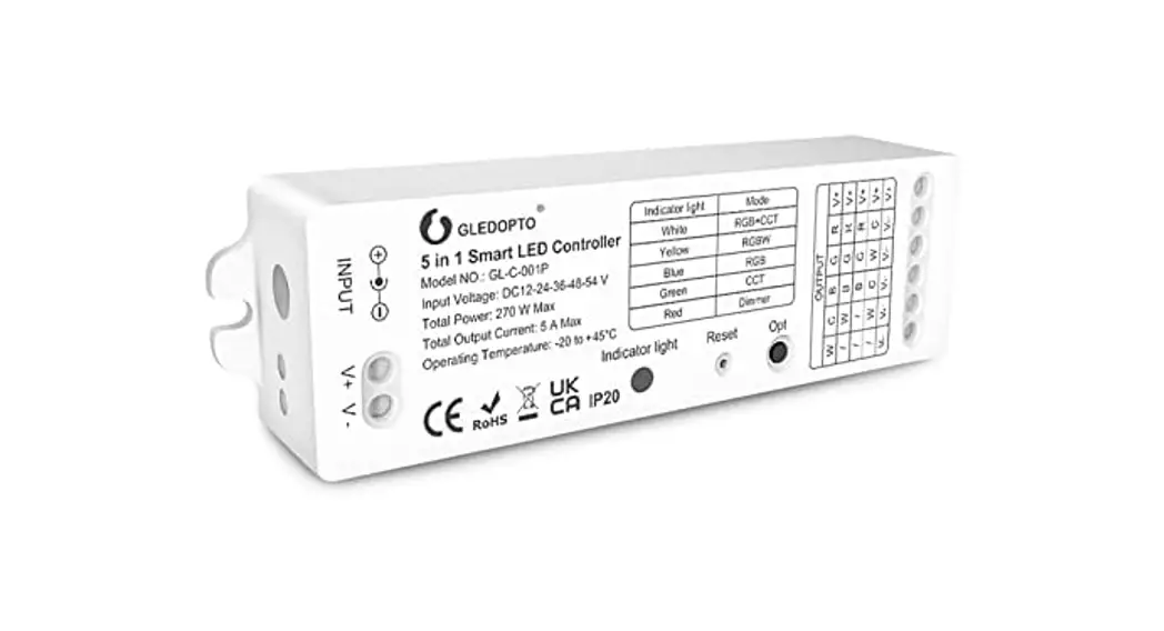 Gledopto Gl-w-cm-i-002 Wi-fi 5-in-1 Smart Led Controller Instruction Manual