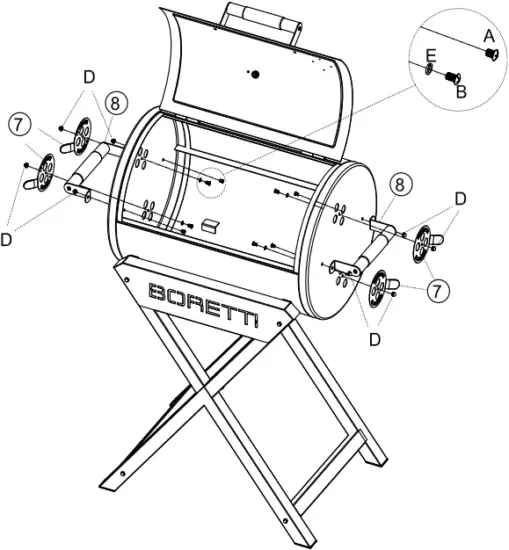 Boretti Fratello - Assembly drawings 6