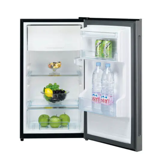 FIG 1 MORRIS B7222SP REFRIGERATOR SINGLE DOOR BLACK GLASS