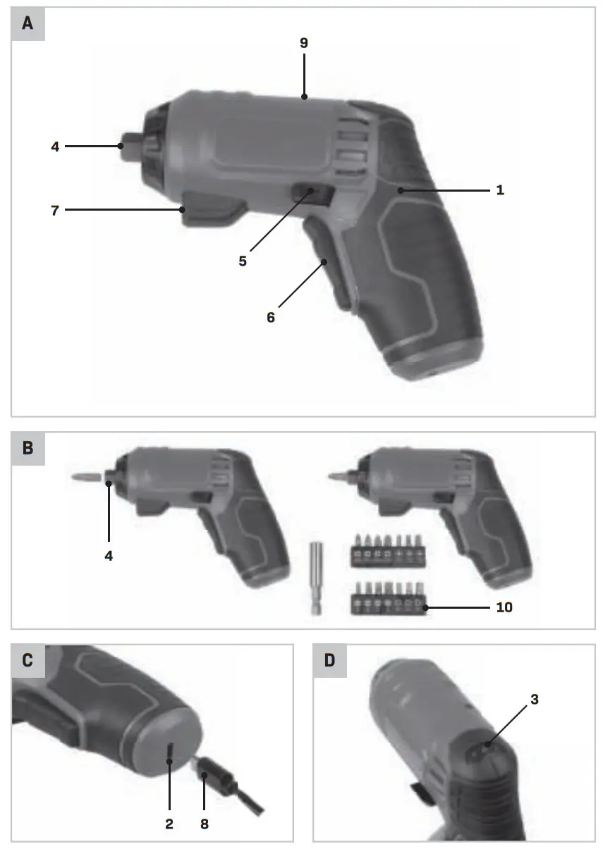 VONROC CD507DC LiIon Screwdriver - fig