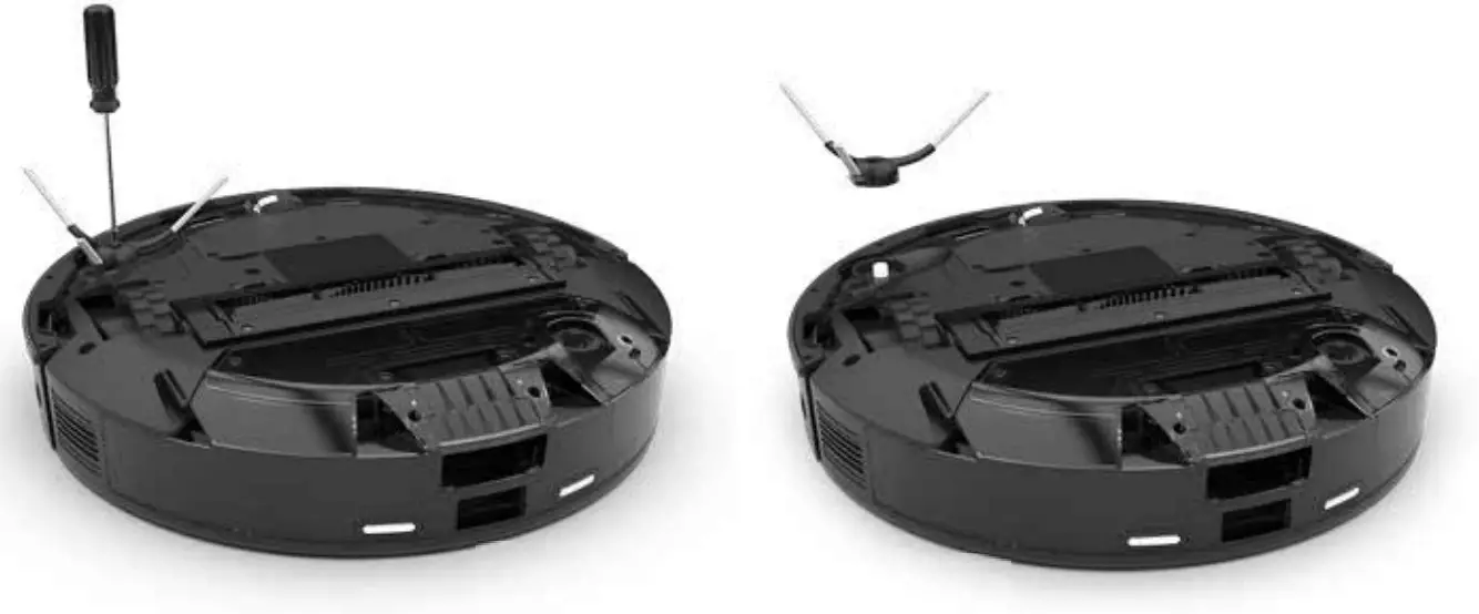 iHOME iHRV12 Autovac Luna SIDE BRUSH AND SENSOR 1