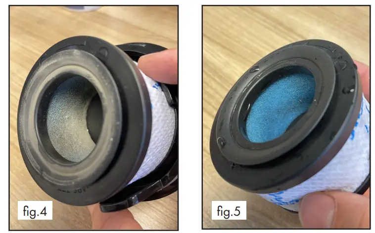 Ewbank AIRSTORM1 Cleaning The Sponge Dust Chamber Filter - figure 2